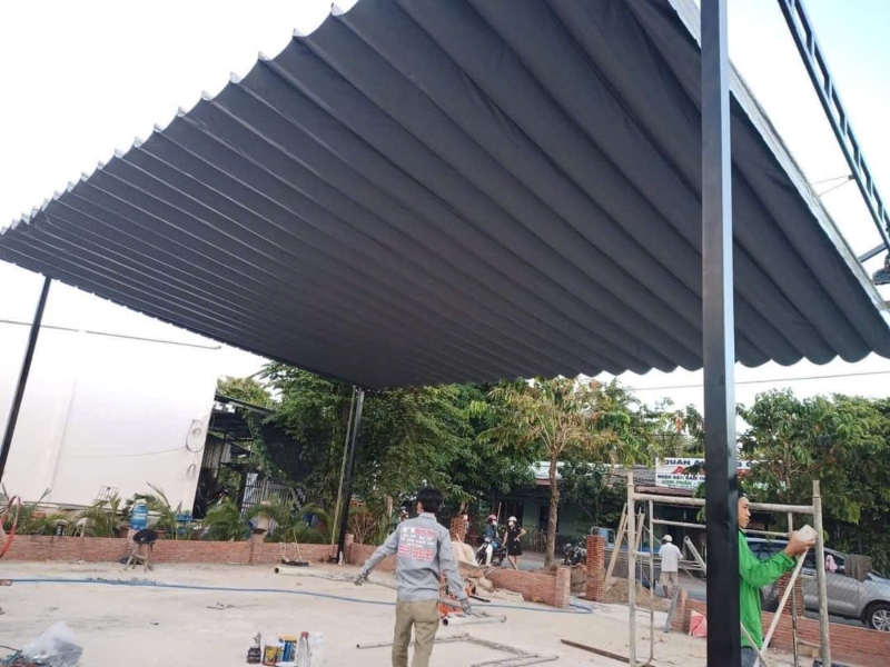 cách làm mái hiên di động