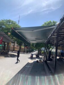 cách làm mái hiên di động