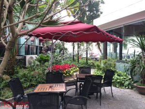 mái che mưa nắng dạng vòm