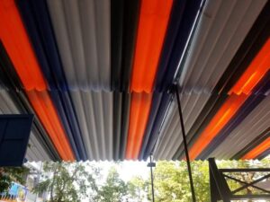 bạt mái kéo di động