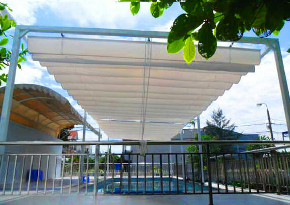 Bạt che nắng ngoài trời