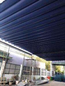 mái xếp di động