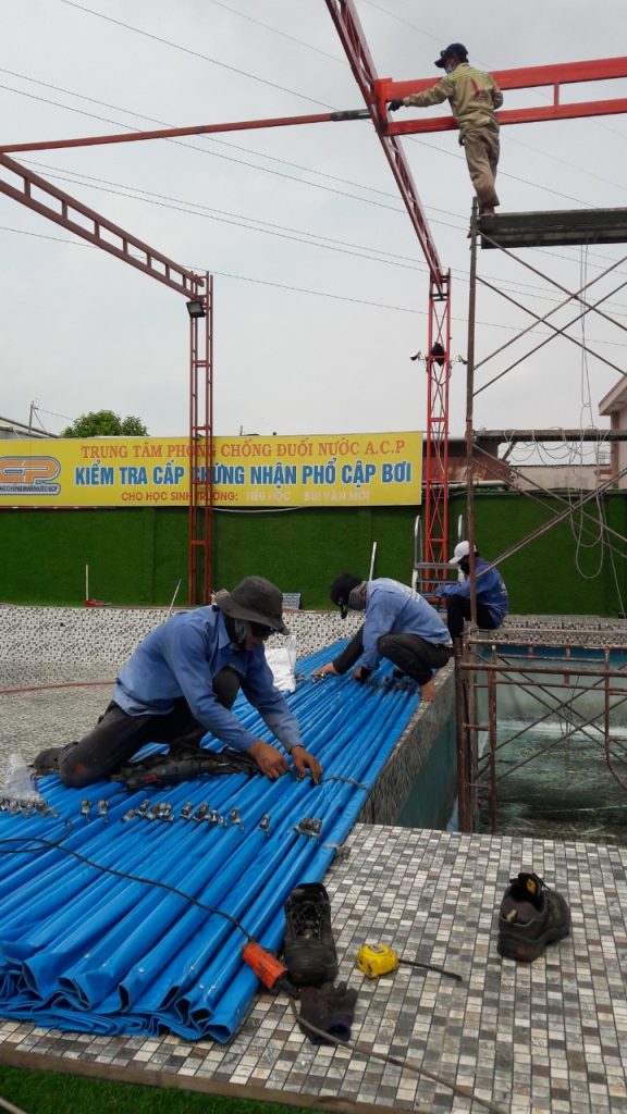 công đoạn bắn bánh xe 