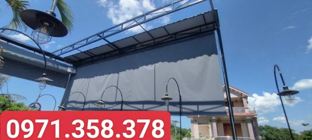 bạt che nắng quán cafe