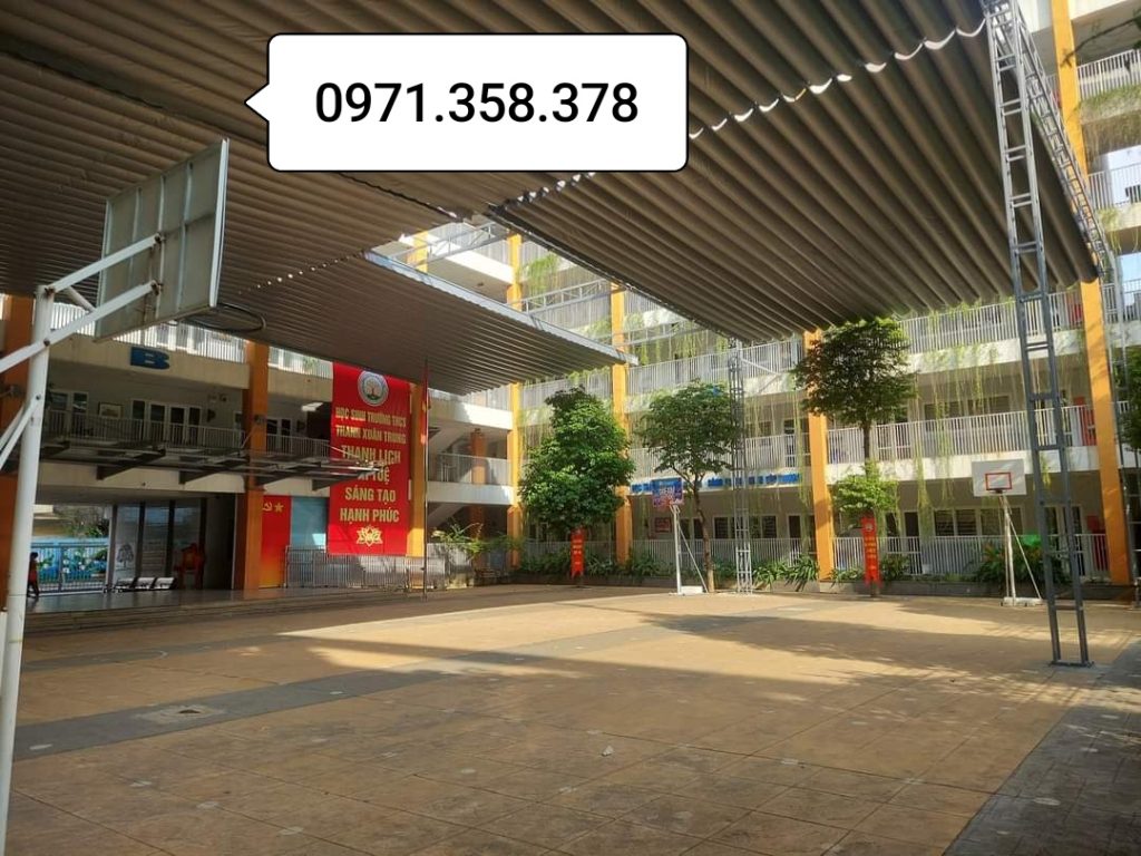 mái che trường học cho học sinh