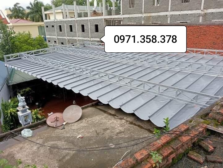 mái xếp di động màu gi