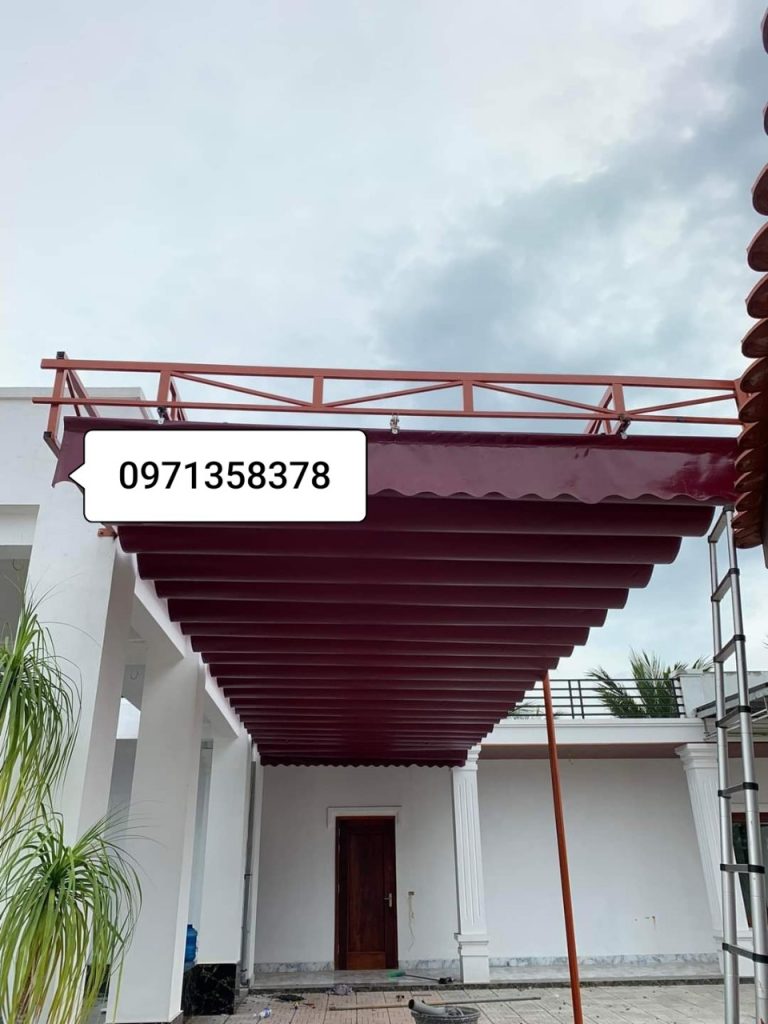 mái che lượn sóng đẹp