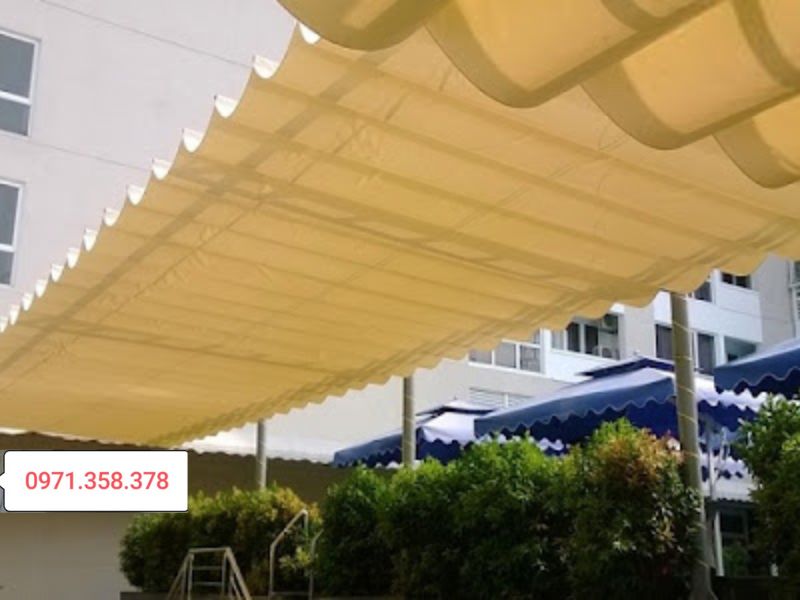  Lắp Đặt Mái Che Di Động Sân Vườn