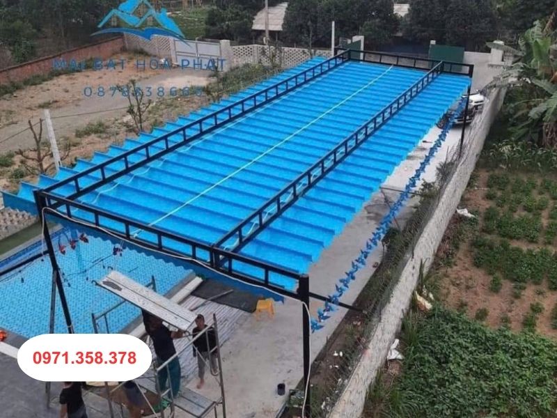 lắp mái che di động tại Hà Tĩnh