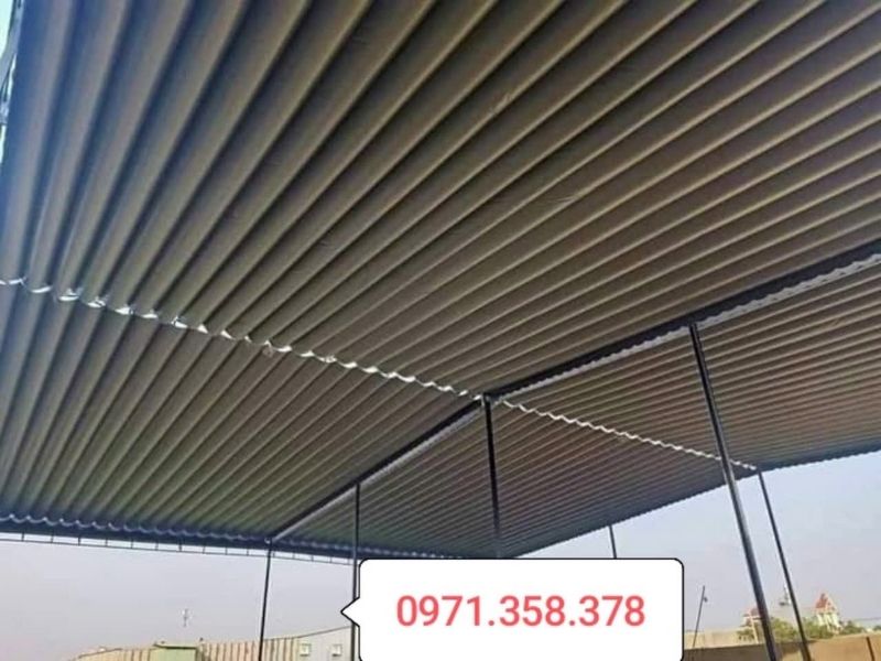 lắp mái che di động tại Hải Dương