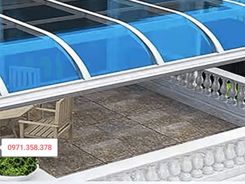 mái che di động quán cà phê