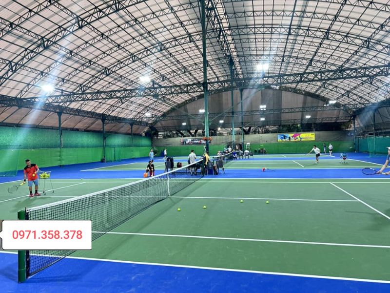 mái che di động sân pickleball TP Vinh