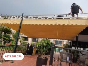 thi công bạt nhà di động tại Long An