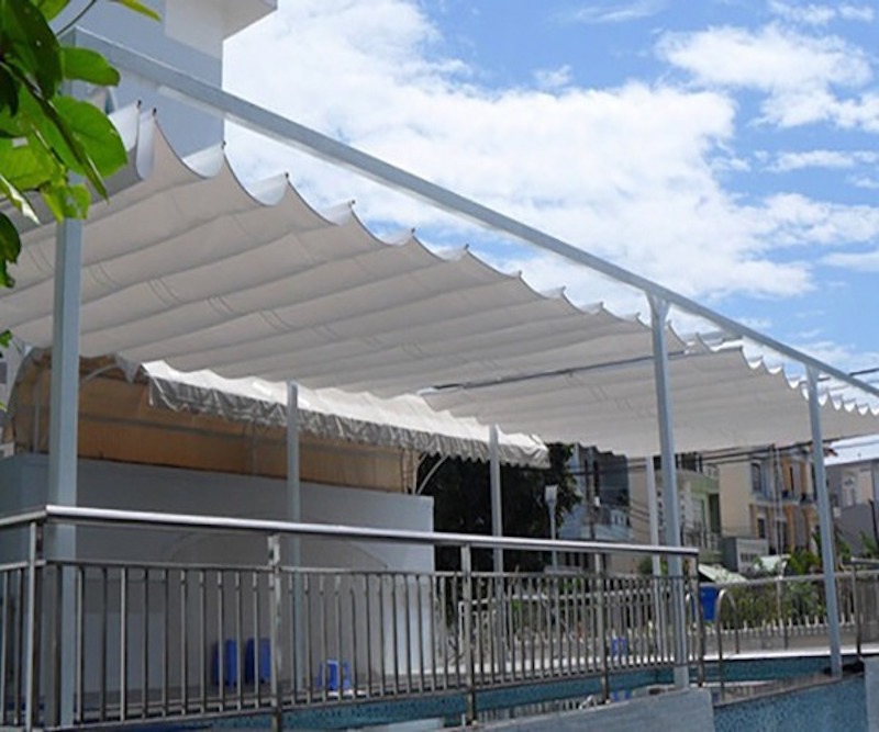 mái xếp bạt di động