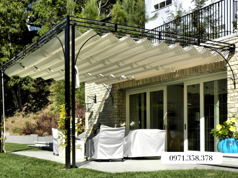Hướng dẫn lắp đặt mái che di động