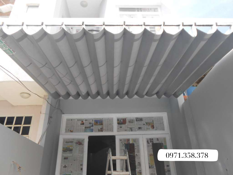 Vị trí lắp đặt Mái che di động