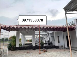 bảo dưỡng mái che di động