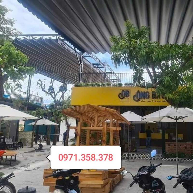 kích thước mái che di động