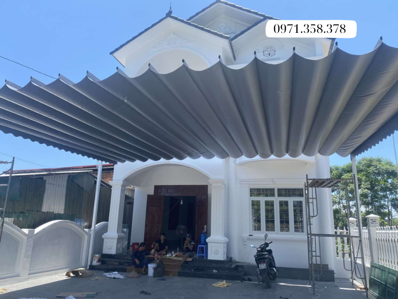 Mái che di động cho không gian ngoài trời