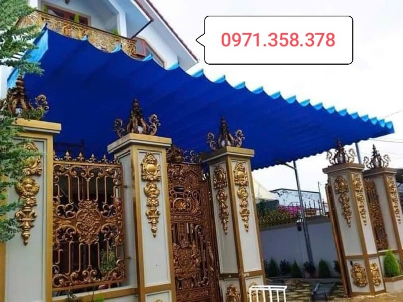 Mái che di đọng có bánh xe