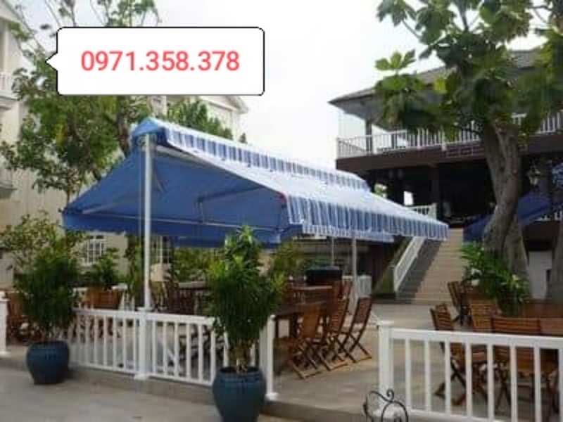 Mái che di đọng có bánh xe