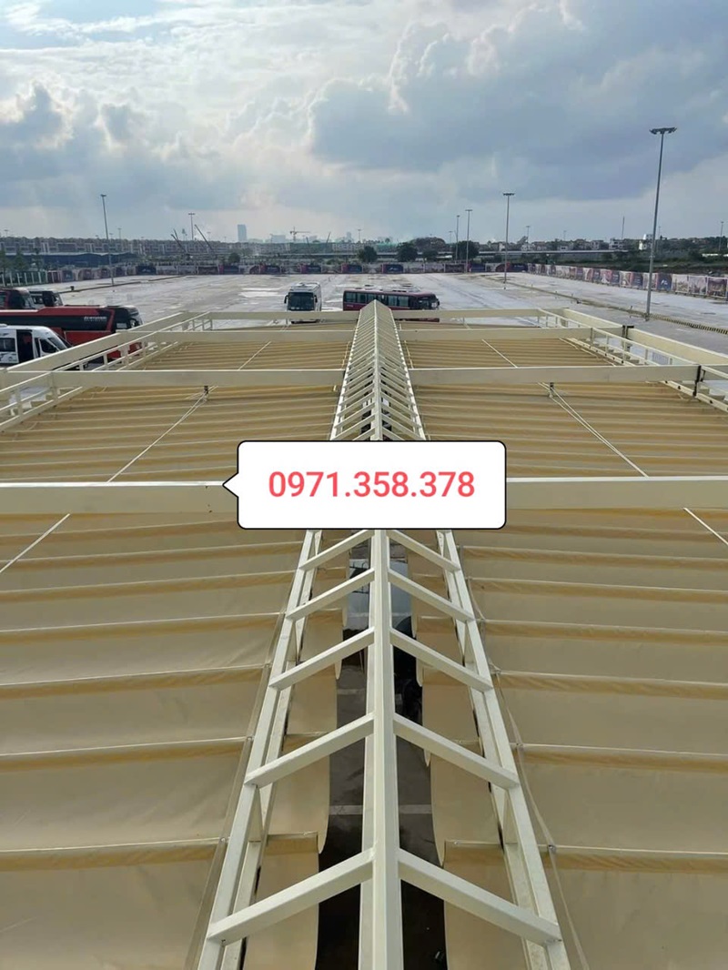 mái che di động cửa hàng tiện lợi