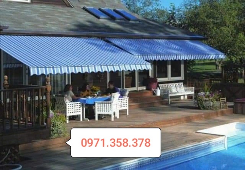 mái che di động cửa hàng tiện lợi
