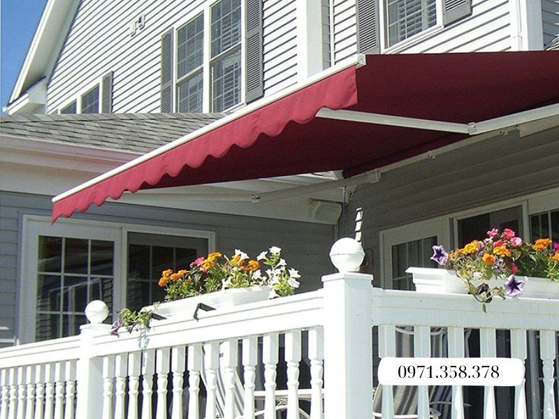Mái che di động gắn tường