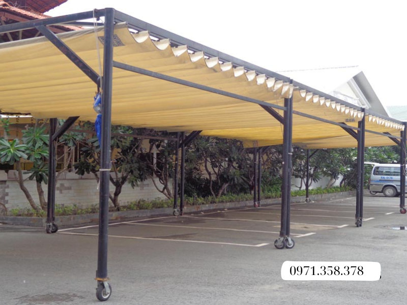 Mái che di động cơ học