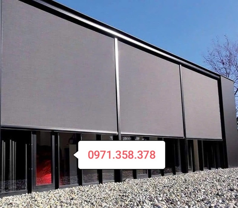 mái che di động trên sân thượng