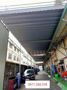 phụ kiện lắp đặt mái che di động