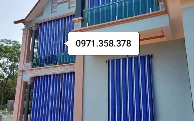 Bạt che nắng mưa mái hiên