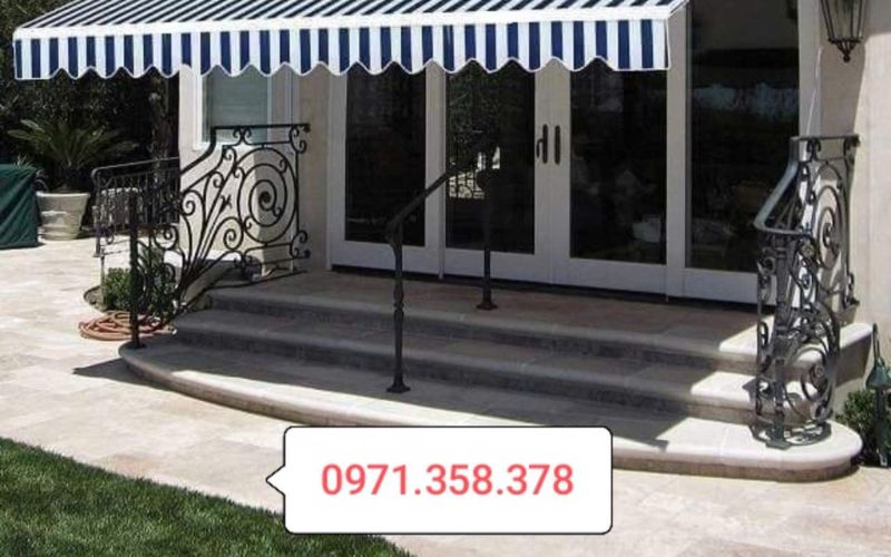 Giá bạt mái xếp lượn sóng