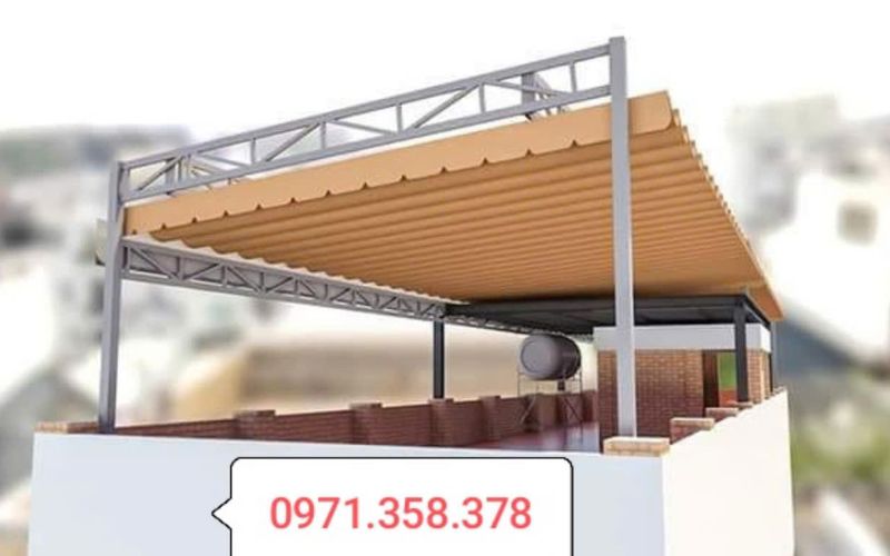 Làm mái hiên che nắng