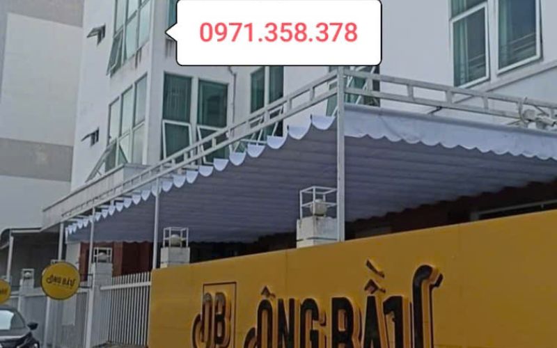 lắp đặt mái hiên ban công