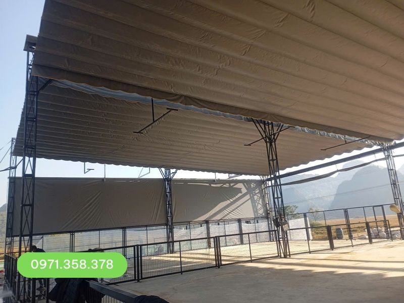 lỗi sử dụng mái che di động