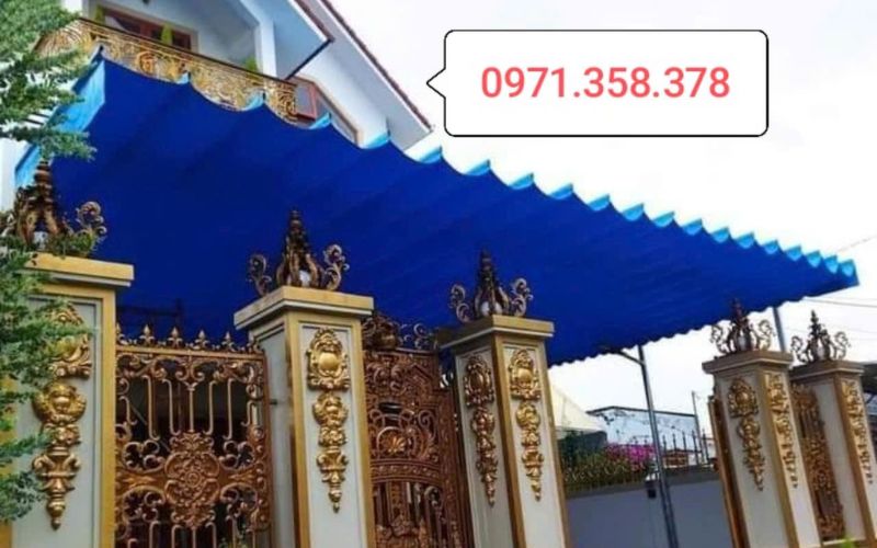 Mái che bạt xếp