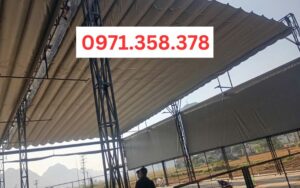 Ứng dụng của mái che kéo ròng rọc