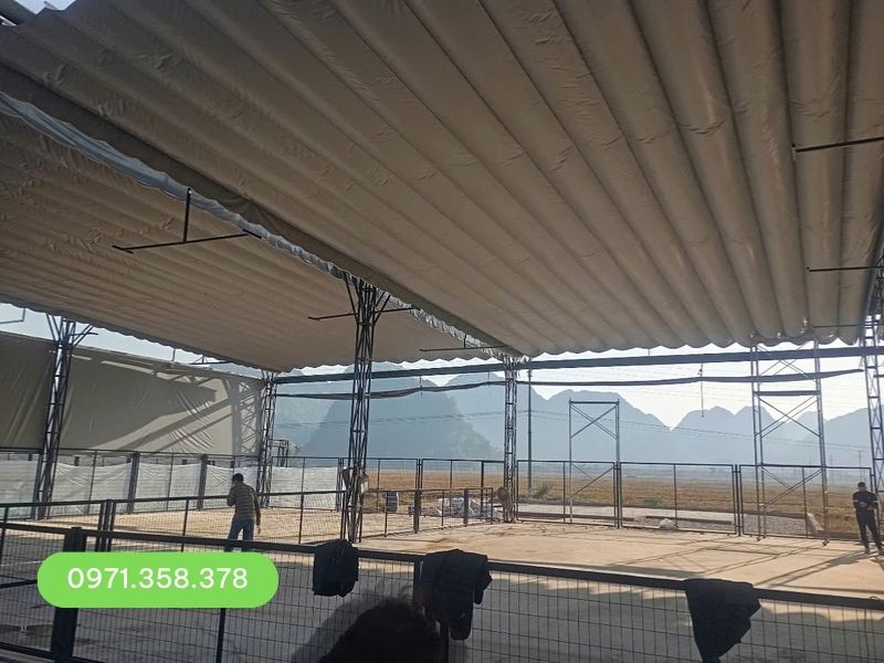 Vệ sinh bạt che nắng mưa